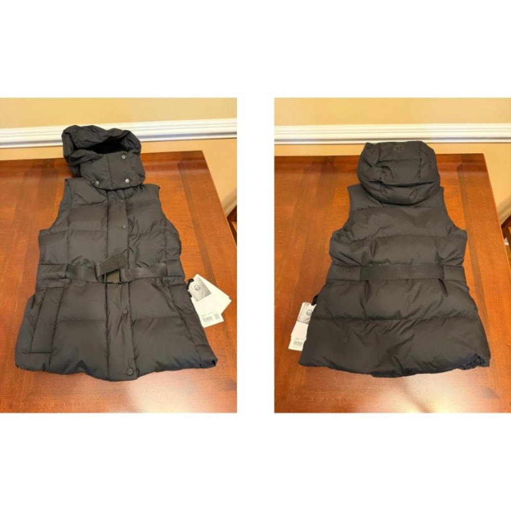 Lululemon Wunder Puff Waist Vest (Size 4) Black NWT